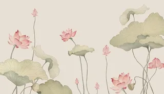 中国风水墨背景图片