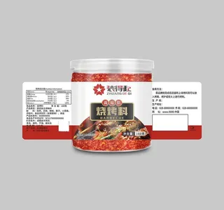 辣椒酱标签 辣酱标签 标签设计图片