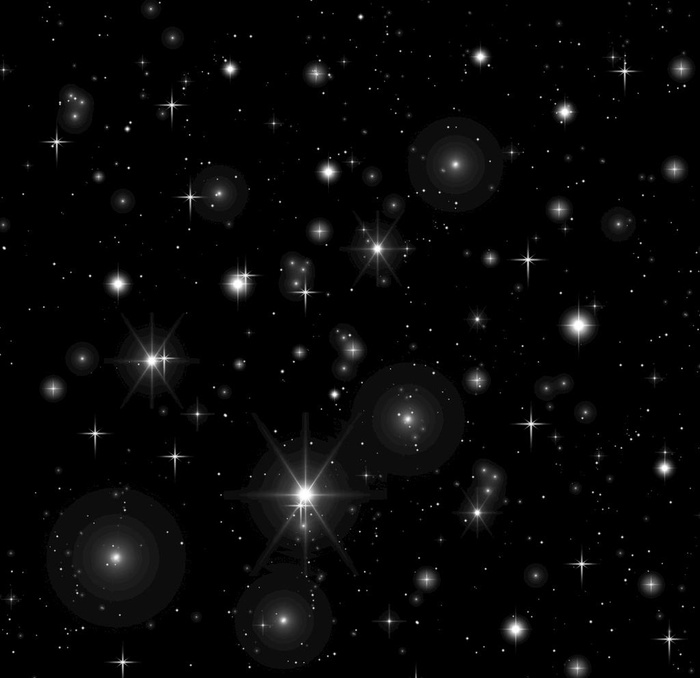 梦幻星空白光星星光效光束图图片(2000x2000)psd模版下载