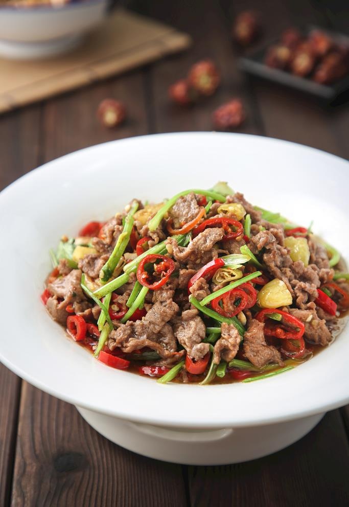 爆炒牛肉图片