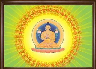 大日如来,挂画,佛光普照,如来佛祖,