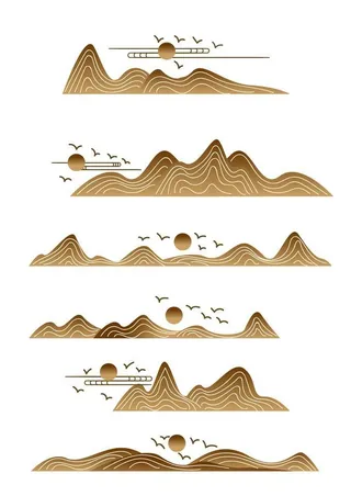 中式祥云纹  图片