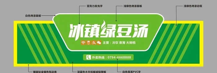 冰镇绿豆汤图片