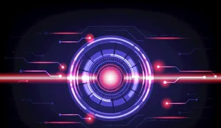 科技圆环背景图片