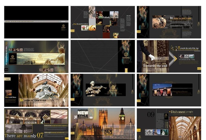 欧式风格画册图片