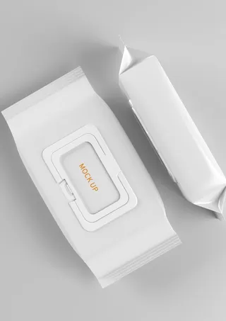 湿纸巾样机图片