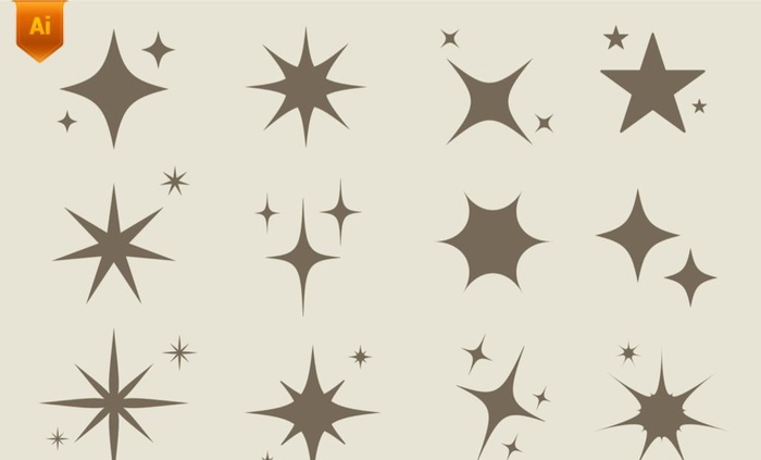 星星星芒图标图片