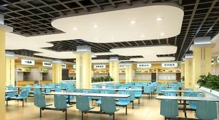 学校食堂图片