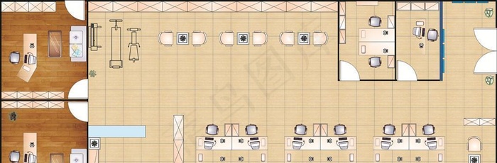 平面户型图图片cdr矢量模版下载