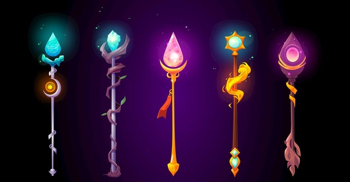 游戏权杖 魔法棒图片