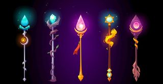 游戏权杖 魔法棒图片