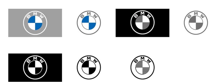 BMW宝马矢量logo 图片