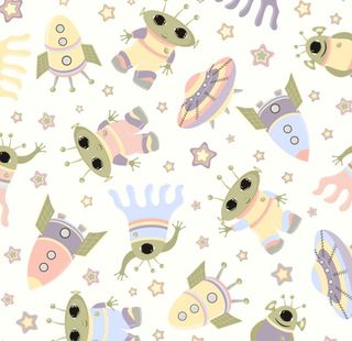 卡通机器人底纹图片