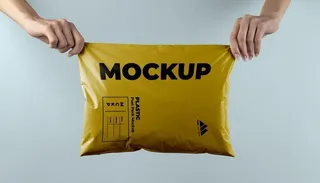 快递袋包裹样机图片