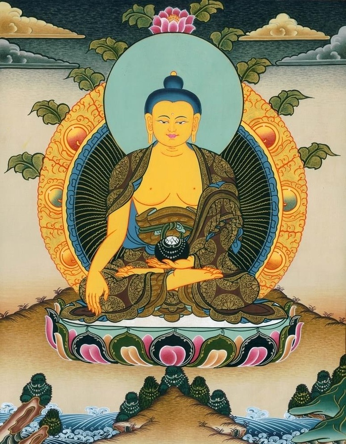 释迦牟尼唐卡图片