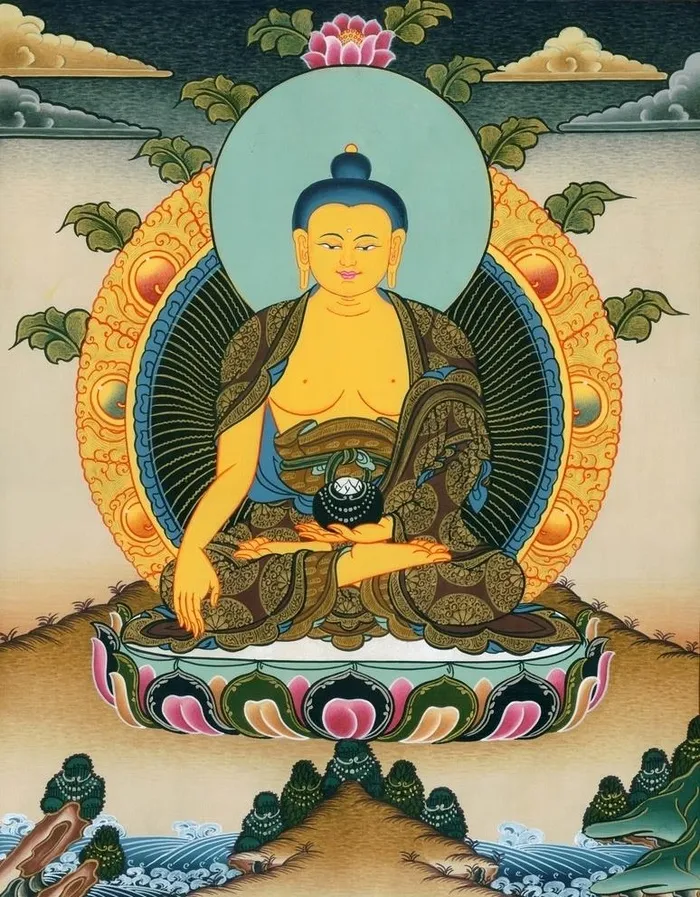 释迦牟尼唐卡图片