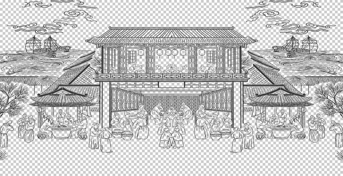 古代集市场景图片(1024x559)