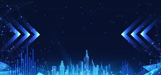 人工智脑科技蓝色海报图片