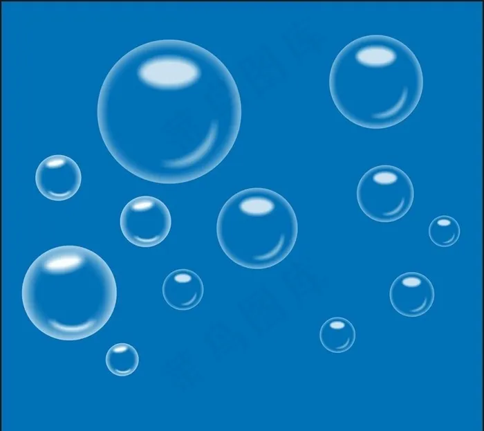 气泡图片cdr矢量模版下载