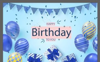 生日气球图片