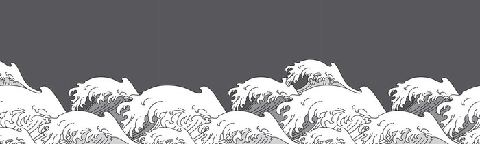 卡通海浪图片ai矢量模版下载