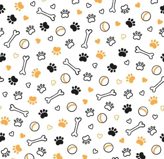 宠物脚印图案图片