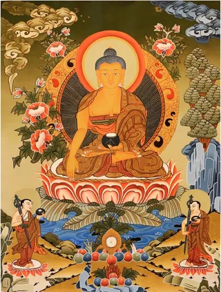 唐卡,民族文化,藏族,绘画,佛像,,设计,