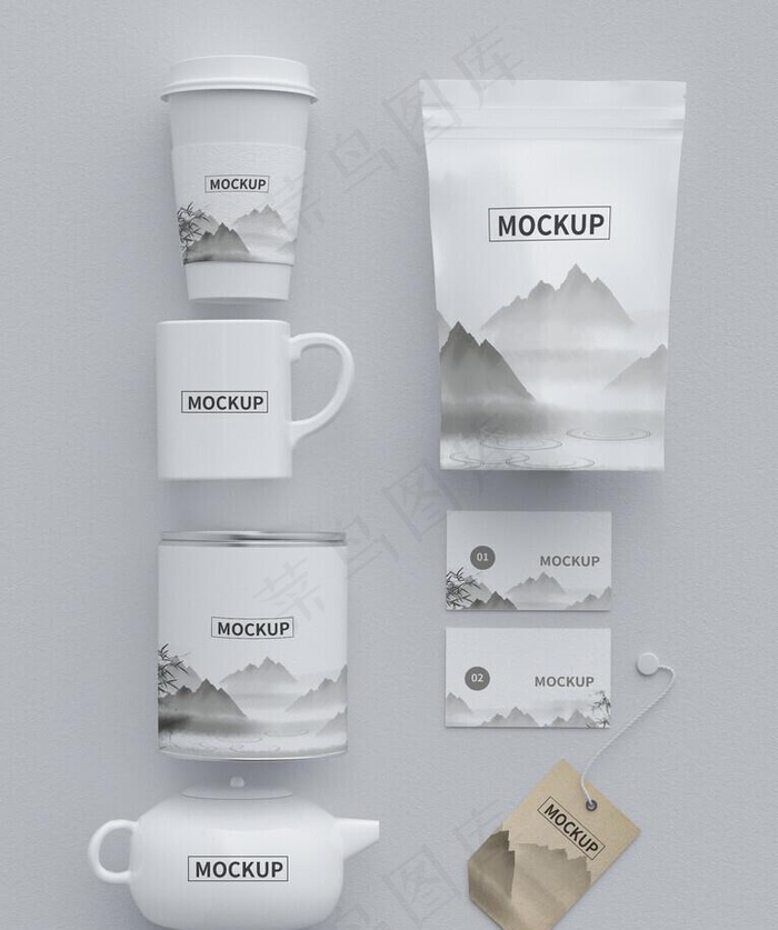 茶叶包装样机图片