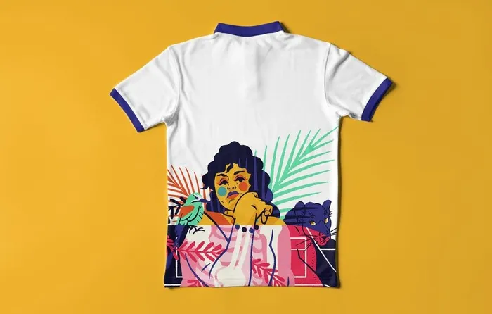 短袖样机图片(3000x2008)psd模版下载