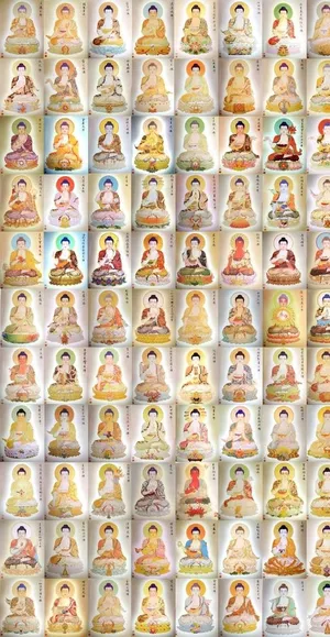 水墨八十八佛,八十八佛,文化艺术,