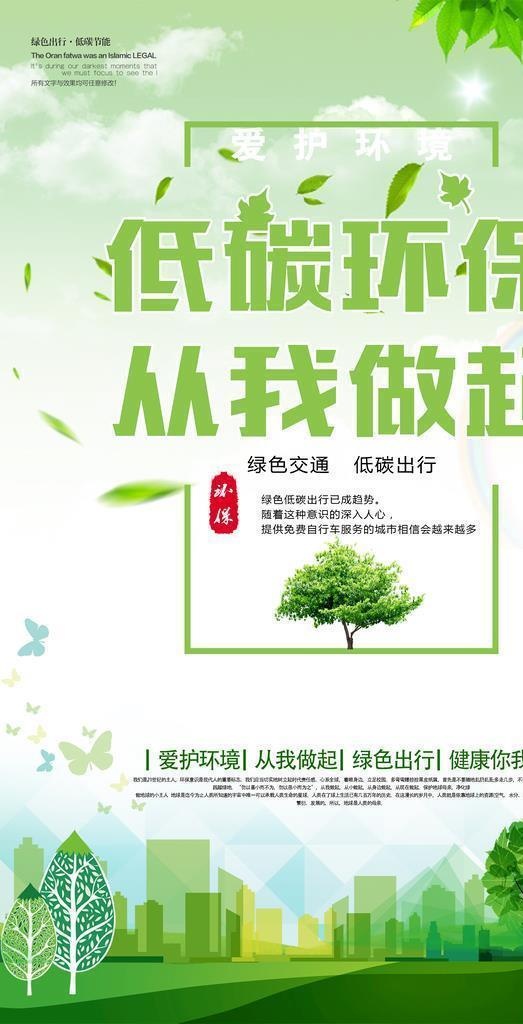 环保海报图片(3500x5300)psd模版下载