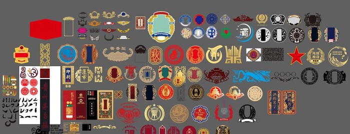 白酒酱酒主题框金属框图片