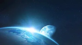 地球背景,蓝色地球,科技地球,蓝色