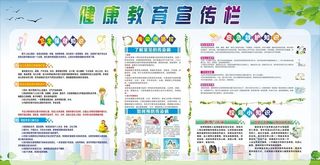 健康教育宣传栏图片