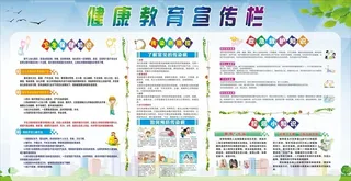 健康教育宣传栏图片