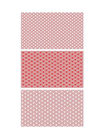 传统纹样 水波纹 龙鳞纹 瓦片图片