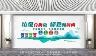 垃圾分类文化墙图片