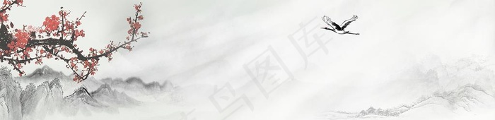 国风背景图片(1920x600)psd模版下载