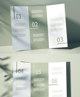 三折页样机 图片