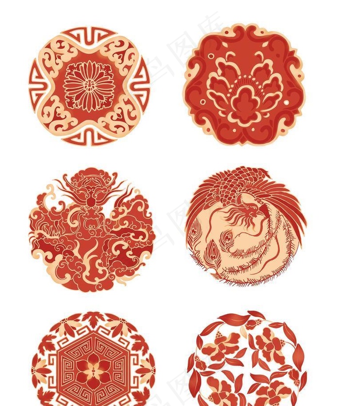 中国风花纹图片