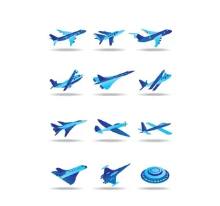 飞机图标 图片