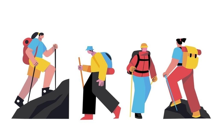 徒步旅行图片