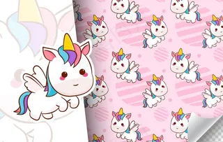 独角兽图案图片