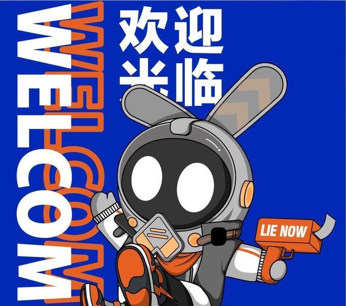 时尚卡通欢迎光临图片