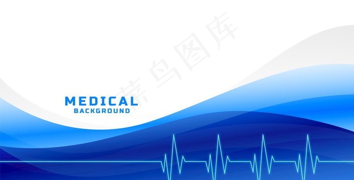 蓝色动感线条图片