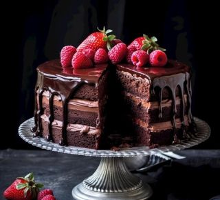 巧克力蛋糕图片