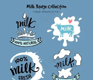 奶牛,液态,手绘,牛奶,eps,ai,矢量,高清图片,