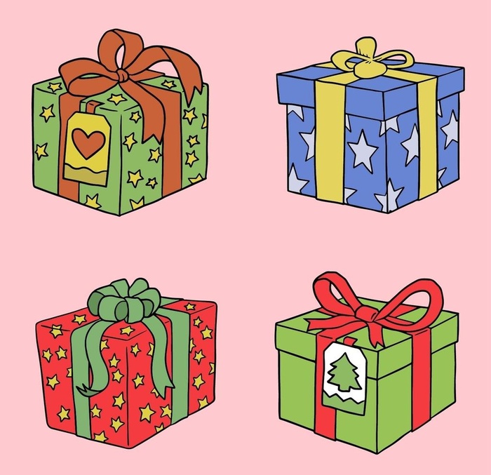 礼物盒矢量图片