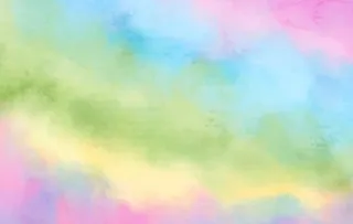 水彩彩虹背景图片