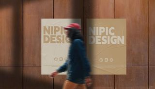 户外海报样机图片